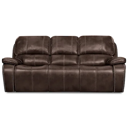 Casual Power Headrest Reclining Sofa